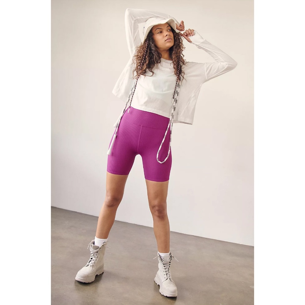 FP MOVEMENT Happiness Runs Bike Shorts - Size XS/S - NWT ($40 Retail)